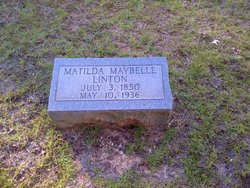 Matilda Maybelle “Mattie” <I>Smith</I> Linton 