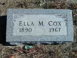 Ella M. <I>Woodbury</I> Cox 