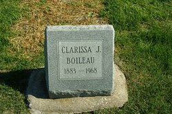 Clarissa Jane “Clara” <I>Brown</I> Boileau 