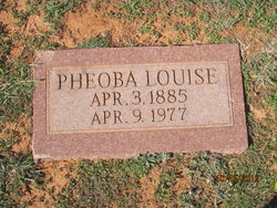 Pheoba Louise <I>Logan</I> Cook 