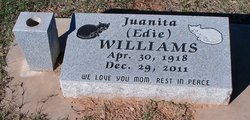 Juanita Lucille <I>Edie</I> Williams 