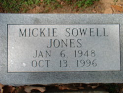 Michael Ann Paulette “Mickie” <I>Sowell</I> Daniel 