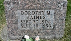 Dorothy Marie <I>Morris</I> Haines 