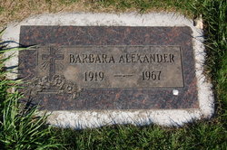 Barbara Georgian <I>Davis</I> Alexander 