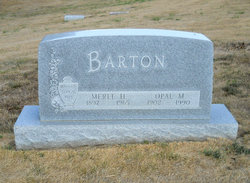 Opal M. <I>Martin</I> Barton 