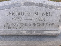 Gertrude Mae “Gertie” <I>Keenan</I> Neil 