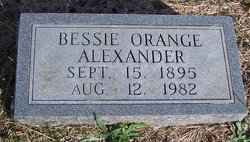 Bessie Green <I>Orange</I> Alexander 