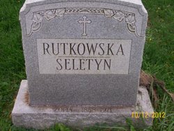 Zofia <I>Rutkowska</I> Seletyn 