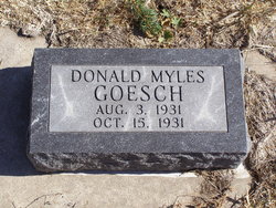 Donald Myles Goesch 