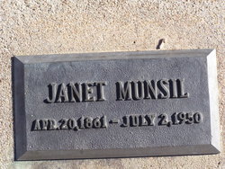 Janet <I>Clark</I> Munsil 