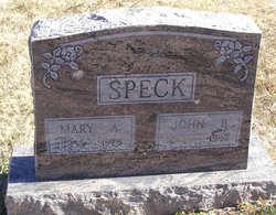 Mary Agnes <I>Courtright</I> Speck 