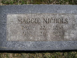 Nancy Margret “Maggie” <I>Ogle</I> Nichols 