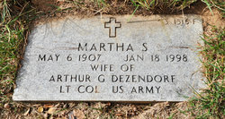 Martha <I>Scruggs</I> Dezendorf 