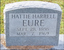 Hattie <I>Harrell</I> Eure 
