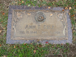 Ann Elizabeth <I>Buchholtz</I> Belz 