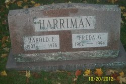 Freda G. <I>Larsen</I> Harriman 