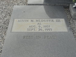 Alvin M McDuffie III