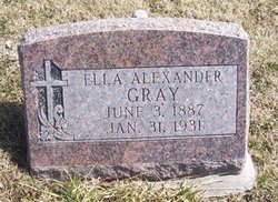 Ella Irene <I>Putman</I> Alexander Gray 