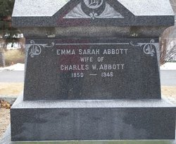 Emma Sarah <I>Hoar</I> Abbott 