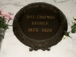 Jane <I>Chapman</I> Broder 
