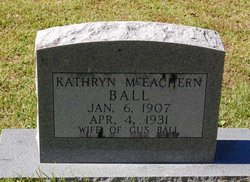 Kathryn “Kate” <I>McEachern</I> Ball 