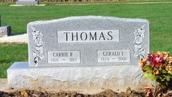 Carrie R <I>Curtis</I> Thomas 
