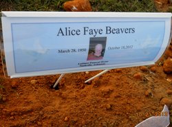 Alice Faye <I>Anderson</I> Beavers 