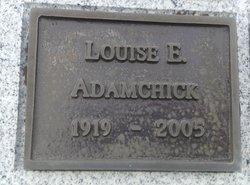 Louise Elizabeth <I>Watson</I> Adamchick 