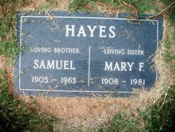 Mary F Hayes 