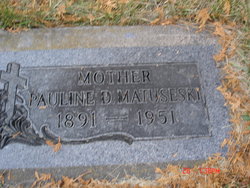 Pauline Dorothy <I>Odebraski</I> Matuseski 