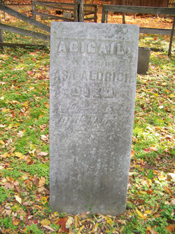 Abigail <I>Hoag</I> Robson Aldrich 
