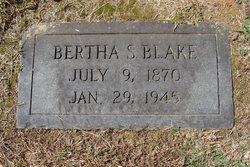 Bertha O. <I>Stinnett</I> Blake 