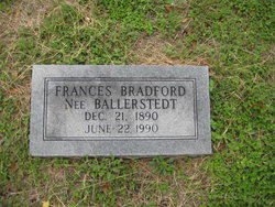 Frances <I>Ballerstedt</I> Bradford 