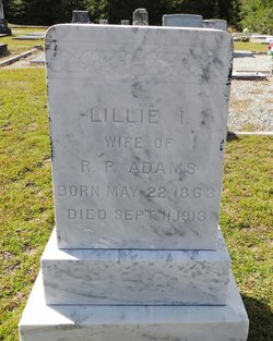 Lillie Iola <I>Johnston</I> Adams 
