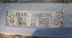 Pearl Louvenia <I>Starling</I> Bates 