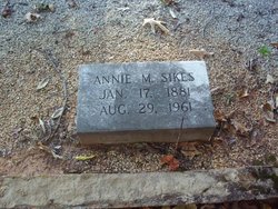 Annie E <I>Maughon</I> Sikes 