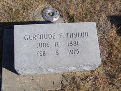 Gertrude E <I>Dryden</I> Taylor 