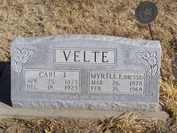 Myrtle Edna <I>Rice</I> Velte 