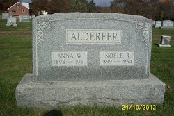 Anna W. <I>Myers</I> Alderfer 