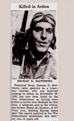 Sgt Essman G. Matthews 