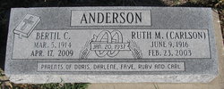 Ruth M. <I>Carlson</I> Anderson 