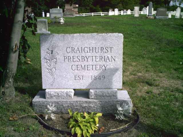 Craighurst Presbyterian Cemetery