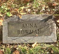 Nancy Ann “Anna” <I>Ogden</I> Bowman 
