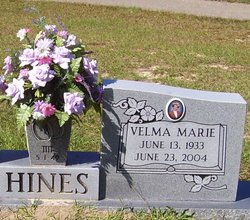 Velma Marie <I>Wheat</I> Hines 