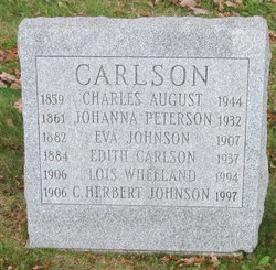 Eva <I>Carlson</I> Johnson 