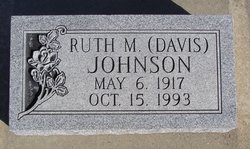 Ruth M <I>Davis</I> Johnson 