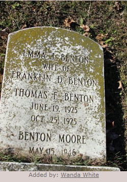 Emma Josephine <I>Cummings</I> Benton 