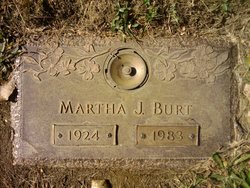 Martha Jane <I>Ensley</I> Burt 