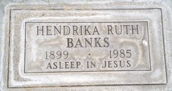 Hendrika Ruth <I>Stevens</I> Banks 