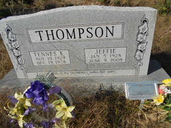 Jeffie <I>Wolford</I> Thompson 